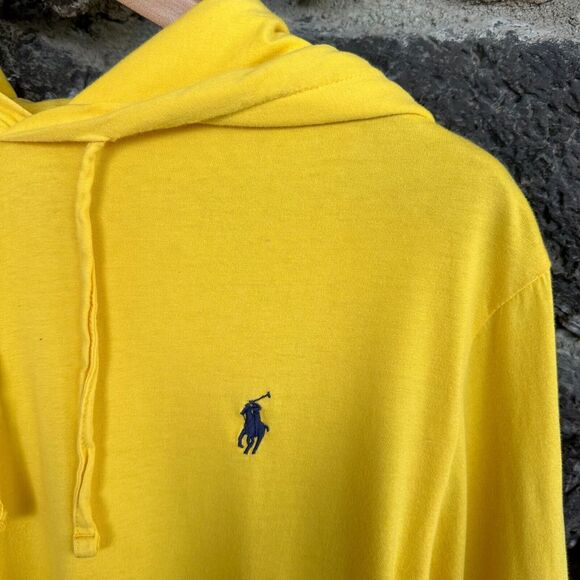 Ralph Lauren Women's Yellow Pullover Hoodie Medium - Picture 3 of 10